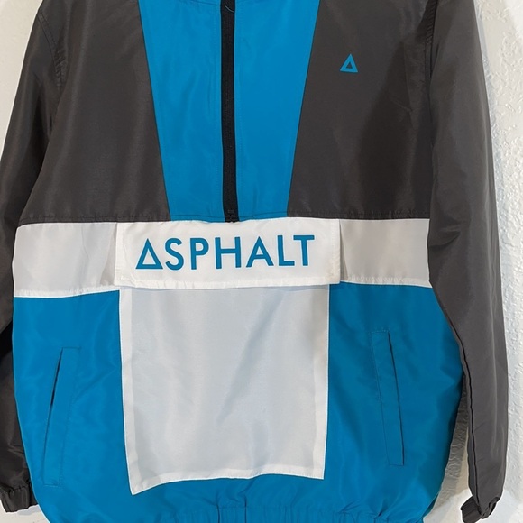 Asphalt Yacht Club Windbreaker with Pockets Small - Picture 2 of 5